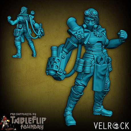 Gothic Industrialist NPC Miniature | C - Tabletop RPG & D&D miniature. Perfect for wargaming & collectors