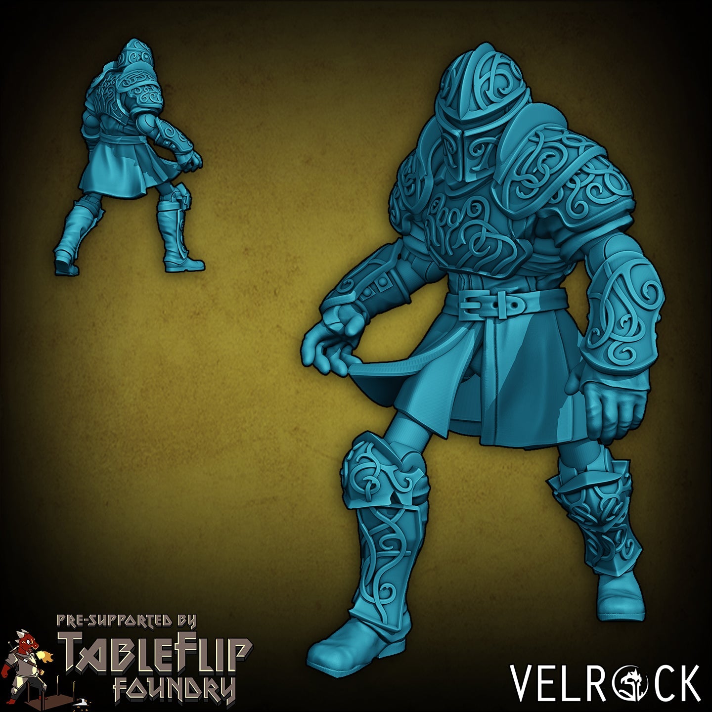 Gothic Night Watch Miniature - B - 32mm