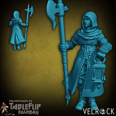Gothic Night Watch Miniature | E - Tabletop RPG & D&D miniature. Perfect for wargaming & collectors