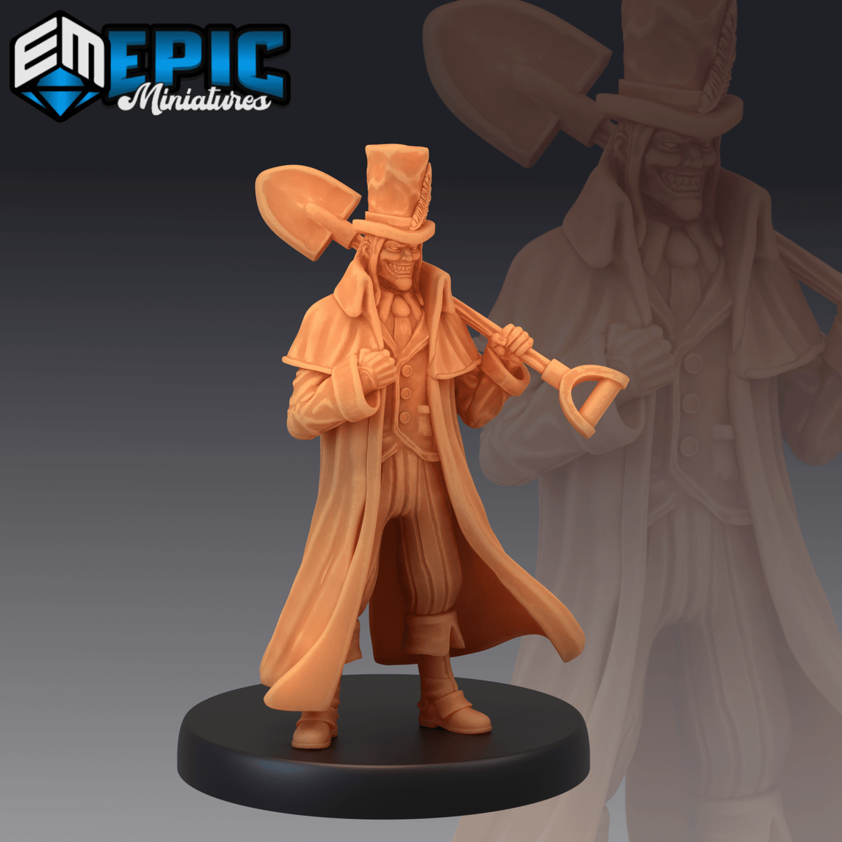 Grave Digger Miniature set | A - Tabletop RPG & D&D miniature. Perfect for wargaming & collectors