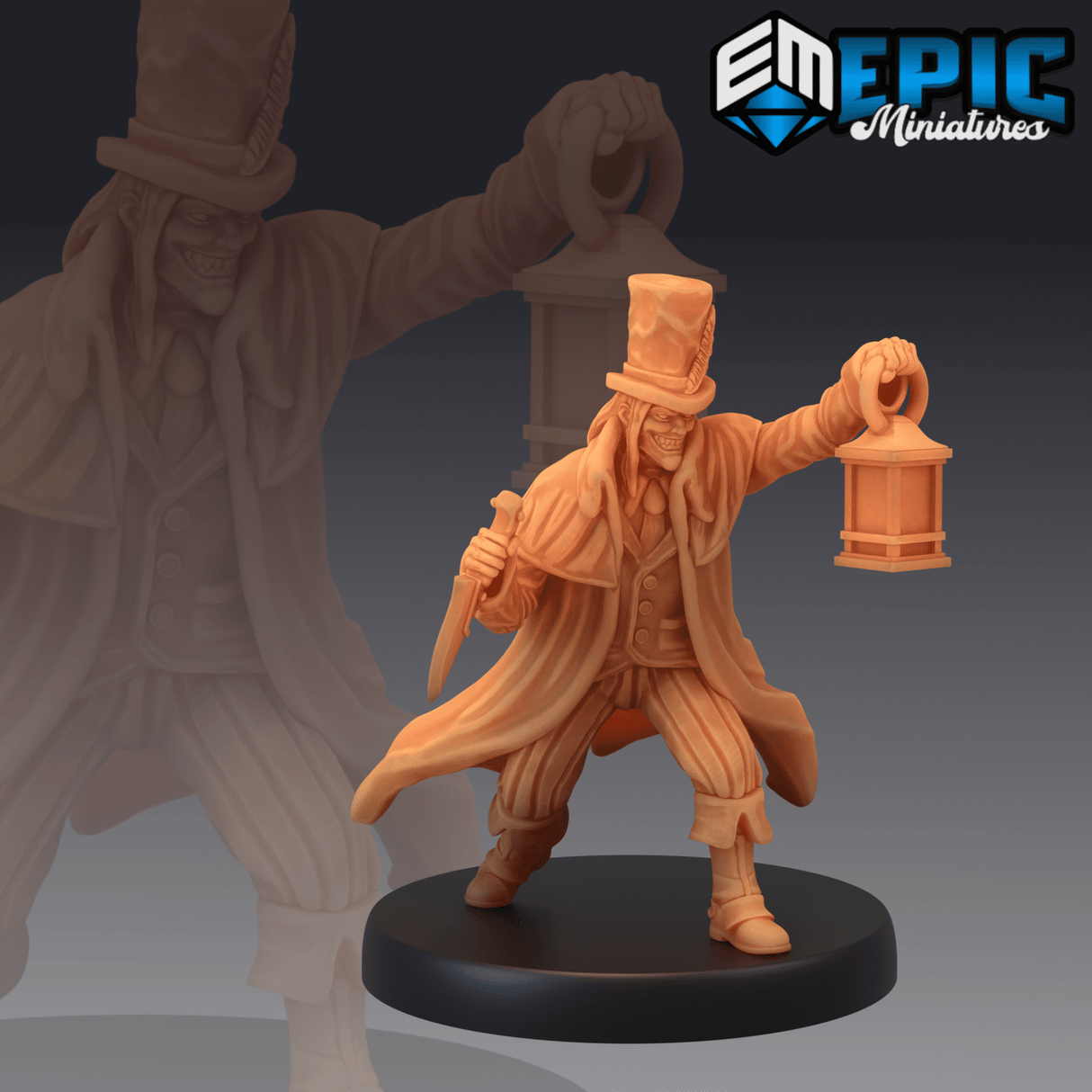 Grave Digger Miniature set | B - Tabletop RPG & D&D miniature. Perfect for wargaming & collectors