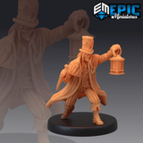Grave Digger Miniature set | B - Tabletop RPG & D&D miniature. Perfect for wargaming & collectors