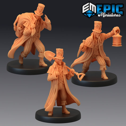 Grave Digger Miniature - Set of 3 - 28mm