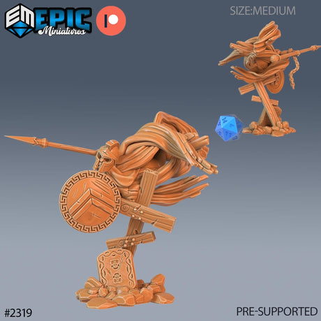 Graveyard Ghost Greek Miniature | 2319 - Tabletop RPG & D&D miniature. Perfect for wargaming & collectors