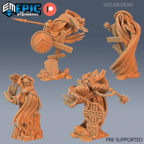 Graveyard Ghost Greek Miniature | Full Set All Models - Tabletop RPG & D&D miniature. Perfect for wargaming & collectors