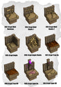 Graveyard Tiles Crypt Walls & Lighting Pack (HG 092 to HG 100) | Set of 9 - Tabletop RPG & D&D miniature. Perfect for wargaming & collectors