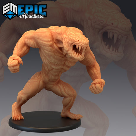 Gray Render Miniature | 2202 /attacking - Tabletop RPG & D&D miniature. Perfect for wargaming & collectors