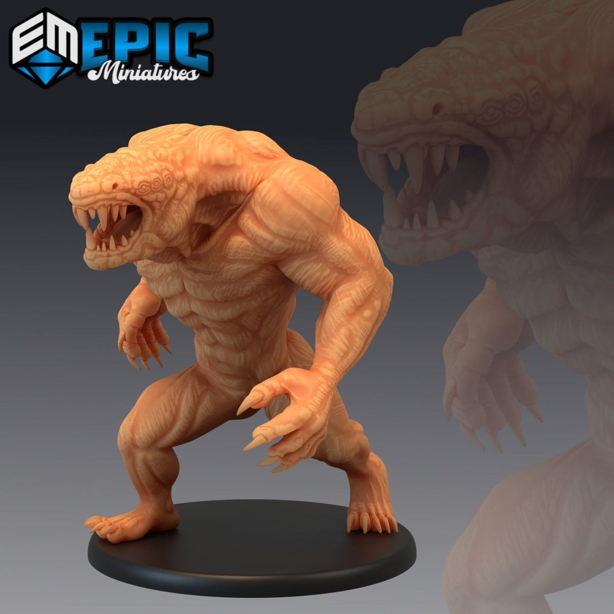 Gray Render Miniature | Set of 3 - Tabletop RPG & D&D miniature. Perfect for wargaming & collectors