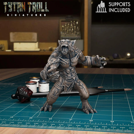Great Werewolf Pack | G - Tabletop RPG & D&D miniature. Perfect for wargaming & collectors