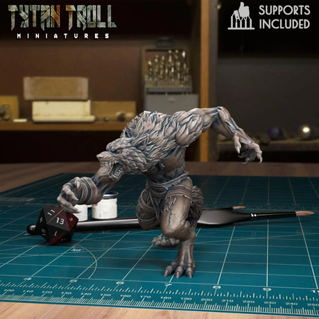 Great Werewolf Pack | H - Tabletop RPG & D&D miniature. Perfect for wargaming & collectors