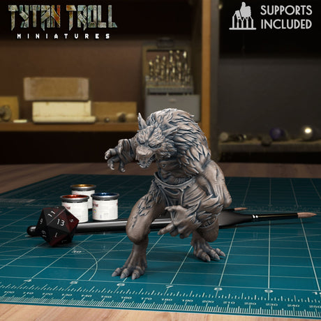 Great Werewolf Pack | K - Tabletop RPG & D&D miniature. Perfect for wargaming & collectors