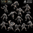 Great Werewolf Pack | Set of 12 - Tabletop RPG & D&D miniature. Perfect for wargaming & collectors