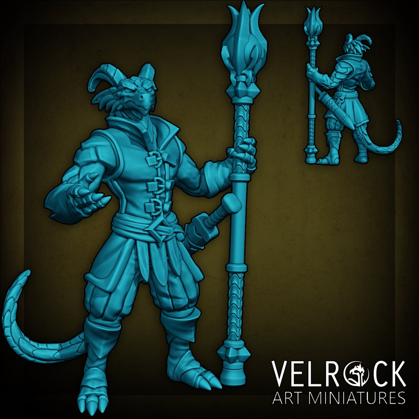 Greek Style Player Miniature - C - 32mm