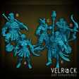 Greek Style Player Miniature | Set of 5 - Tabletop RPG & D&D miniature. Perfect for wargaming & collectors