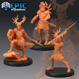 Green Knight Miniature | Set of 3 - Tabletop RPG & D&D miniature. Perfect for wargaming & collectors