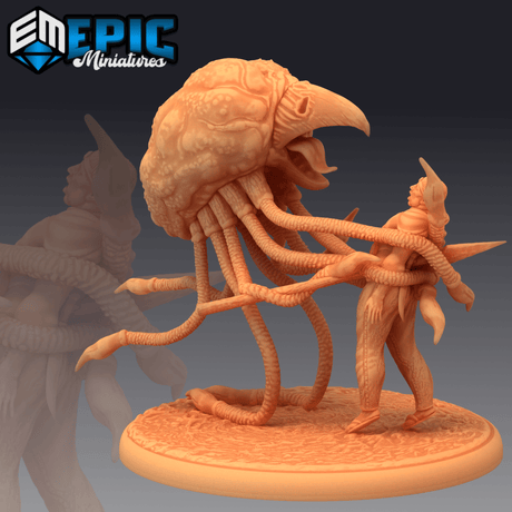 Grell Monster Miniature | C - Tabletop RPG & D&D miniature. Perfect for wargaming & collectors