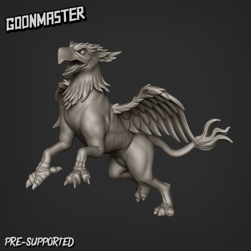 Adult Griffin Miniature | A - Tabletop RPG & D&D miniature. Perfect for wargaming & collectors