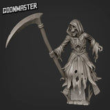 Grim Reaper Miniature | C - Tabletop RPG & D&D miniature. Perfect for wargaming & collectors