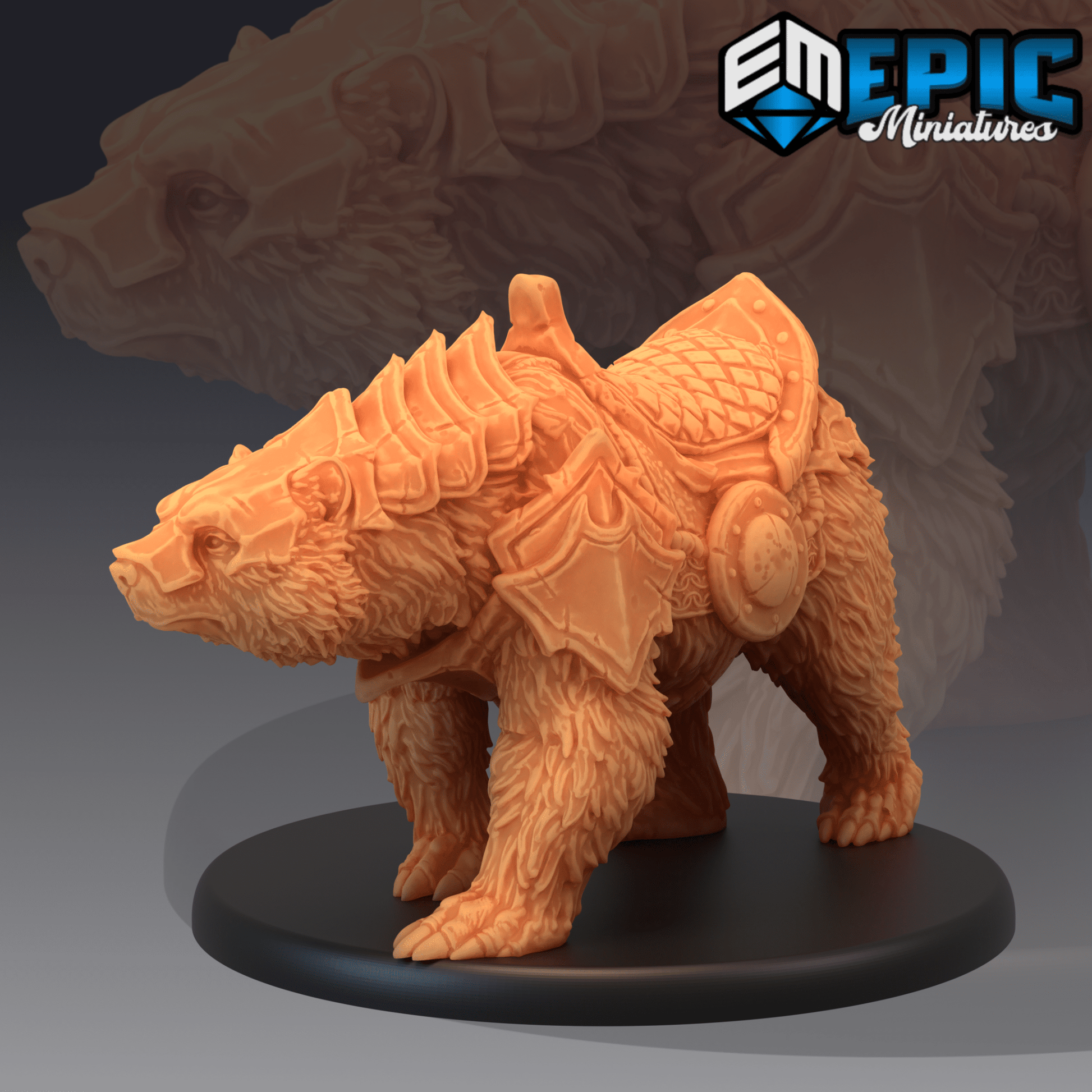 Grizzly Bear Miniature - F - 28mm