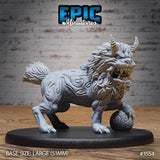Guardian Fu Dog Miniature | 3554 - Tabletop RPG & D&D miniature. Perfect for wargaming & collectors