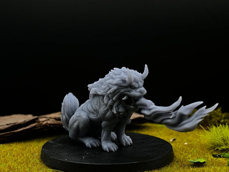 Guardian Fu Dog Miniature | Full Set All Models - Tabletop RPG & D&D miniature. Perfect for wargaming & collectors