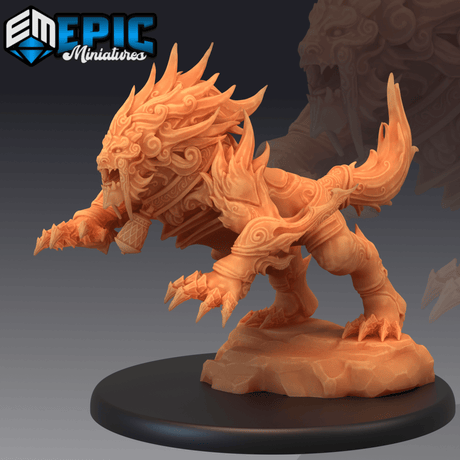 Guardian Fuu Miniature | B - Tabletop RPG & D&D miniature. Perfect for wargaming & collectors