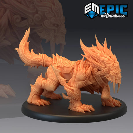 Guardian Fuu Miniature | D - Tabletop RPG & D&D miniature. Perfect for wargaming & collectors