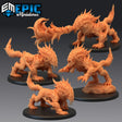 Guardian Fuu Miniature | Set of 4 - Tabletop RPG & D&D miniature. Perfect for wargaming & collectors