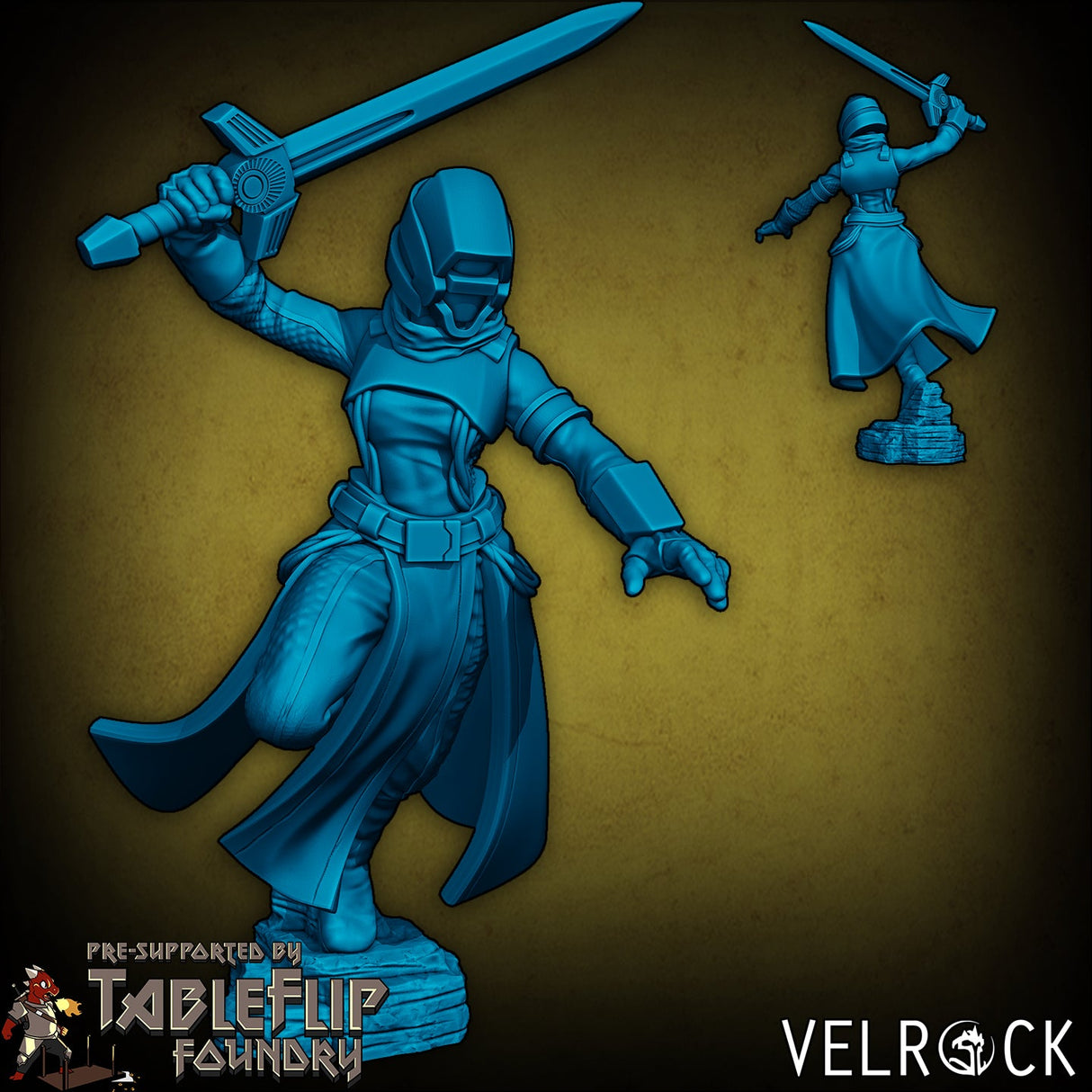 Guardians of Destin Miniature | E - Tabletop RPG & D&D miniature. Perfect for wargaming & collectors