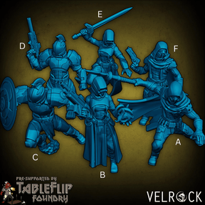 Guardians of Destin Miniature | Set of 6 - Tabletop RPG & D&D miniature. Perfect for wargaming & collectors