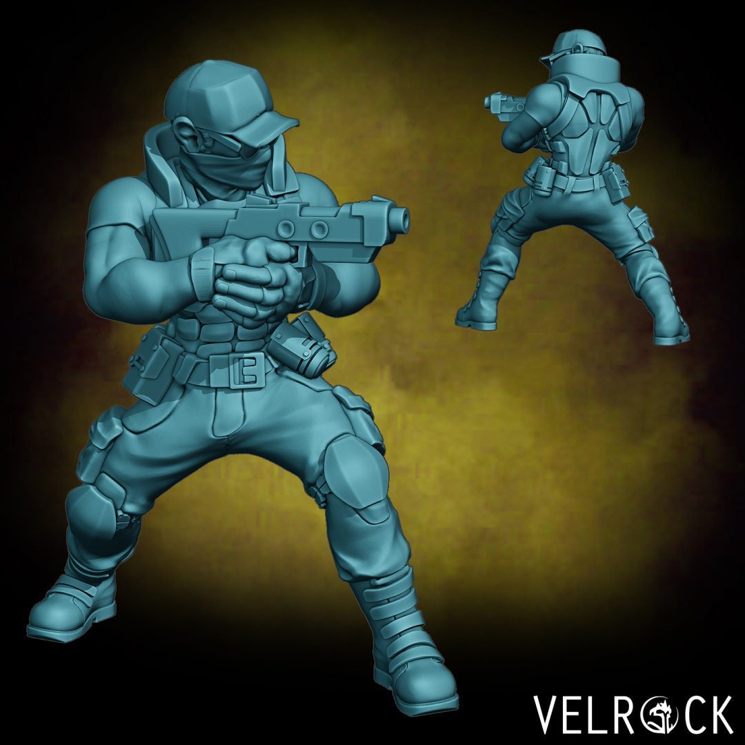 Guardsmen Miniature | F - Tabletop RPG & D&D miniature. Perfect for wargaming & collectors