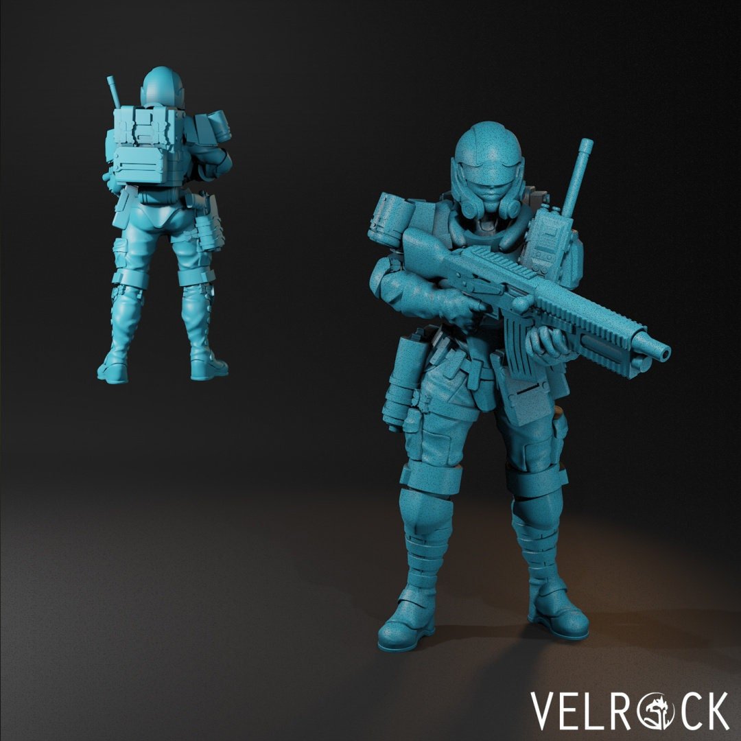 Guardsmen Sci Fi Guards Miniature - V0189 - 28mm