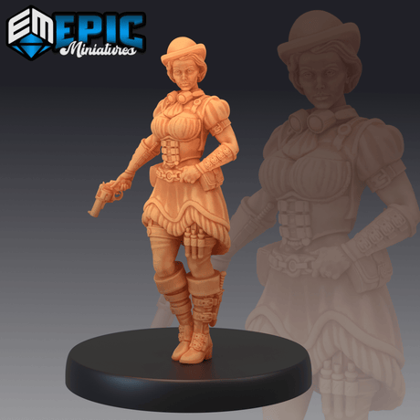 Gunner Dorothy Miniature | A - Tabletop RPG & D&D miniature. Perfect for wargaming & collectors