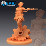Gunner Dorothy Miniature | B - Tabletop RPG & D&D miniature. Perfect for wargaming & collectors
