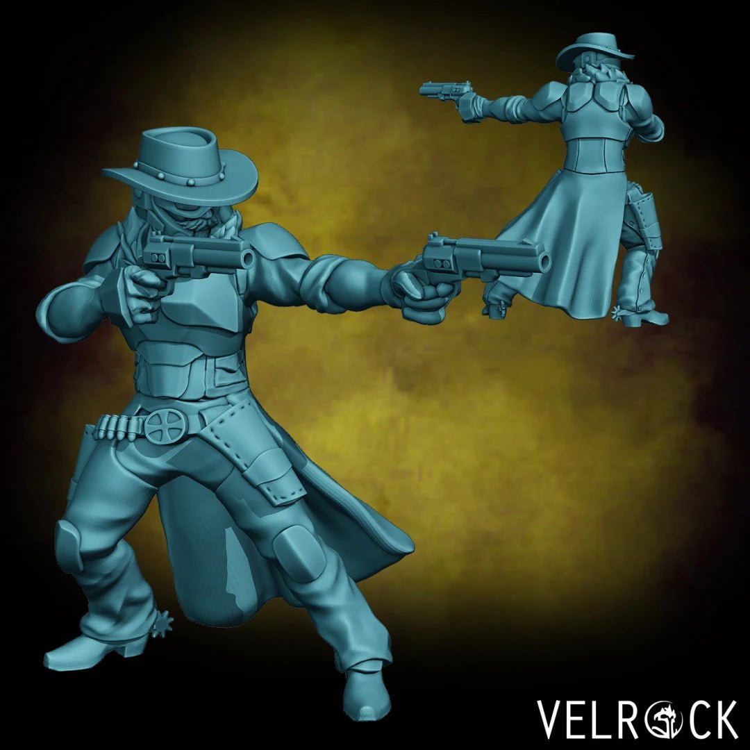 Gunslinger Miniature - B - 28mm