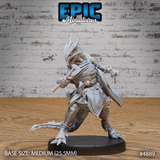 Half Dragon Adventurer Miniature | C - Tabletop RPG & D&D miniature. Perfect for wargaming & collectors