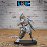 Half Dragon Miniature | 4889 - Tabletop RPG & D&D miniature. Perfect for wargaming & collectors