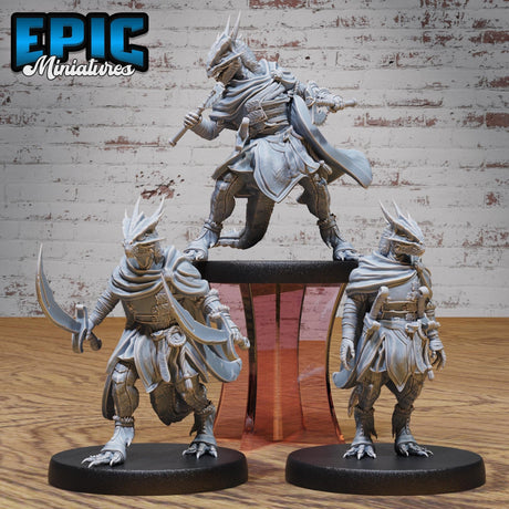 Half Dragon Miniature | Full Set All Models - Tabletop RPG & D&D miniature. Perfect for wargaming & collectors