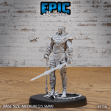 Half Drow Slave Master Miniature | A - Tabletop RPG & D&D miniature. Perfect for wargaming & collectors