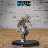 Half Drow Slave Master Miniature | C - Tabletop RPG & D&D miniature. Perfect for wargaming & collectors