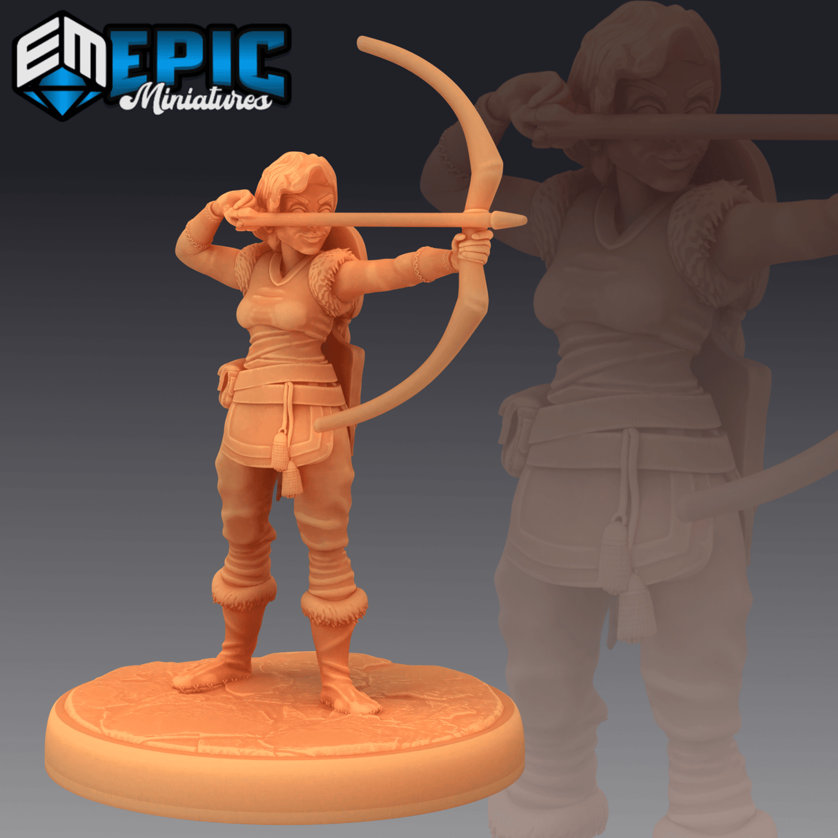 Half Dwarf Miniature | C - Tabletop RPG & D&D miniature. Perfect for wargaming & collectors