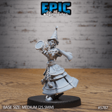 Half Elf Bard Miniature | A - Tabletop RPG & D&D miniature. Perfect for wargaming & collectors