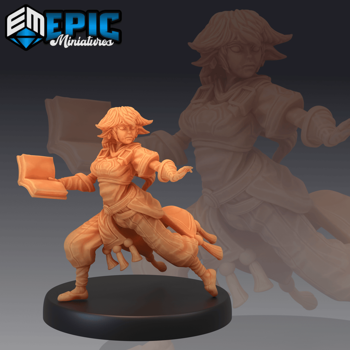 Half Gnome Miniature | B - Tabletop RPG & D&D miniature. Perfect for wargaming & collectors