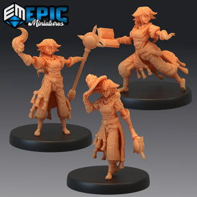 Half Gnome Miniature | set of 3 - Tabletop RPG & D&D miniature. Perfect for wargaming & collectors
