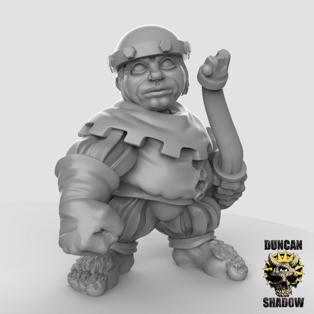 Halfling Archer Miniature - C - 28mm