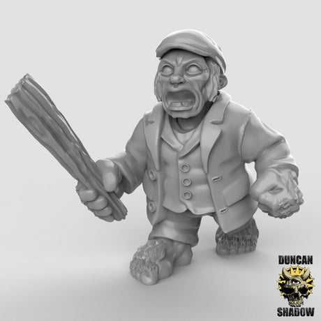 Halfling Gangsters Miniature | A - Tabletop RPG & D&D miniature. Perfect for wargaming & collectors