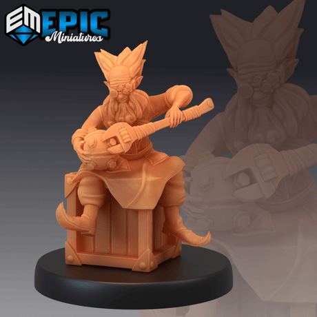 Halfling Inventors Miniature | C - Tabletop RPG & D&D miniature. Perfect for wargaming & collectors