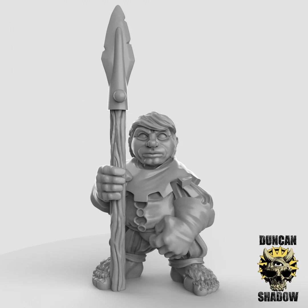 Halfling Knight Miniature - A - 28mm