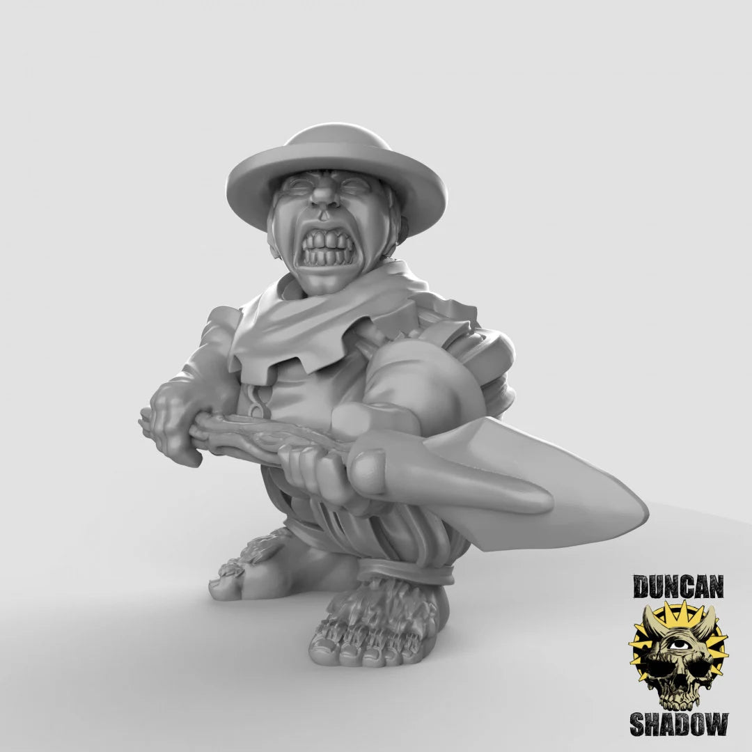 Halfling Town Guards Miniature | C - Tabletop RPG & D&D miniature. Perfect for wargaming & collectors