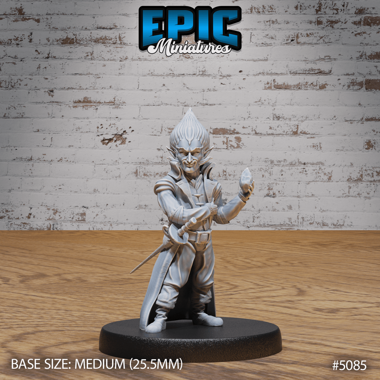 Halfling Noble Miniature | B - Tabletop RPG & D&D miniature. Perfect for wargaming & collectors